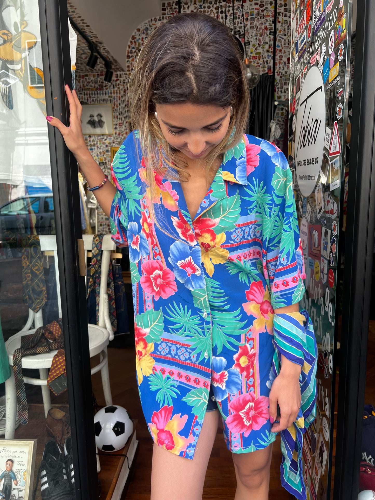 Camicia Donna Fiori