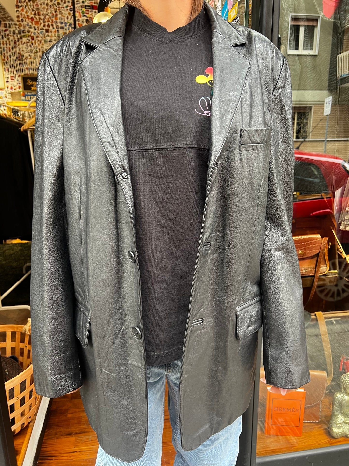 Giacca In Vera Pelle