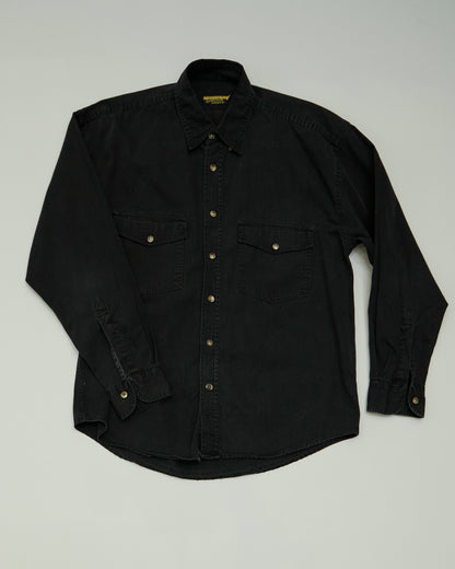 Camicia Jeans Nera