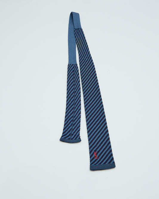 Cravatta YSL blu