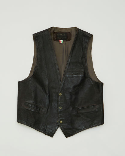 Gilet In Pelle